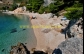 Chorvatsko Omiš Nemira - apartmány ALENA - pláž Mala luka